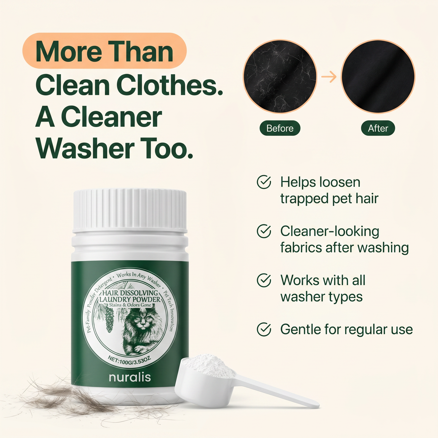 Pet Hair Dissolver