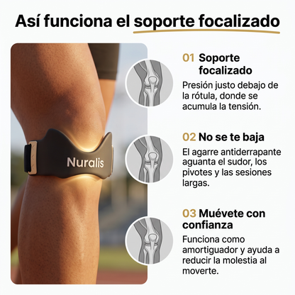 Rodillera Nuralis — Soporte firme para moverte sin frenarte
