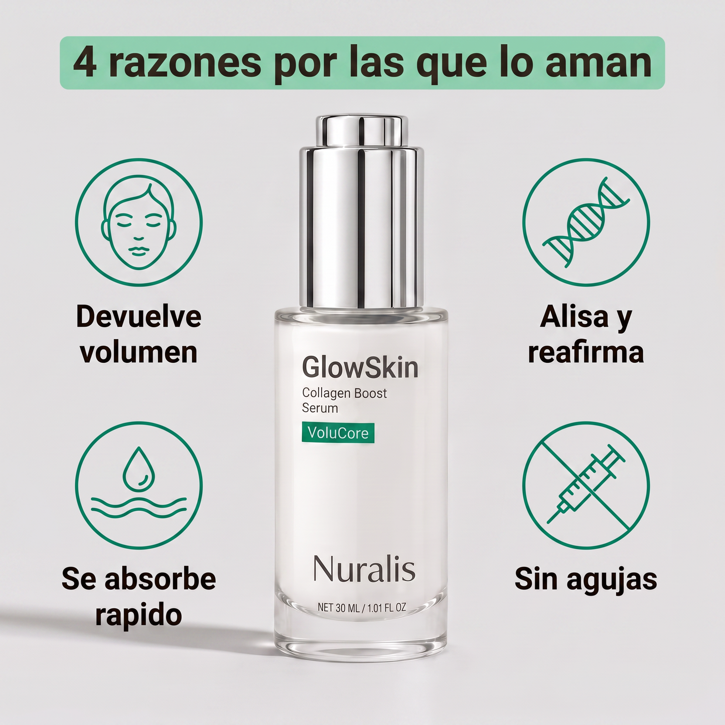 GlowSkin Serum — Serum coreano de colágeno